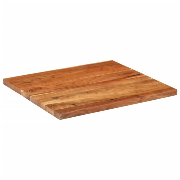 vidaXL Tampo de mesa retangular 100x80x2,5 cm madeira de ac&aacute;cia maci&ccedil;a