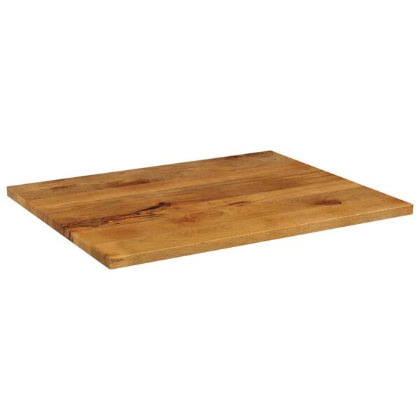 vidaXL Tampo de mesa retangular 90x80x3,8 cm mangueira maci&ccedil;a