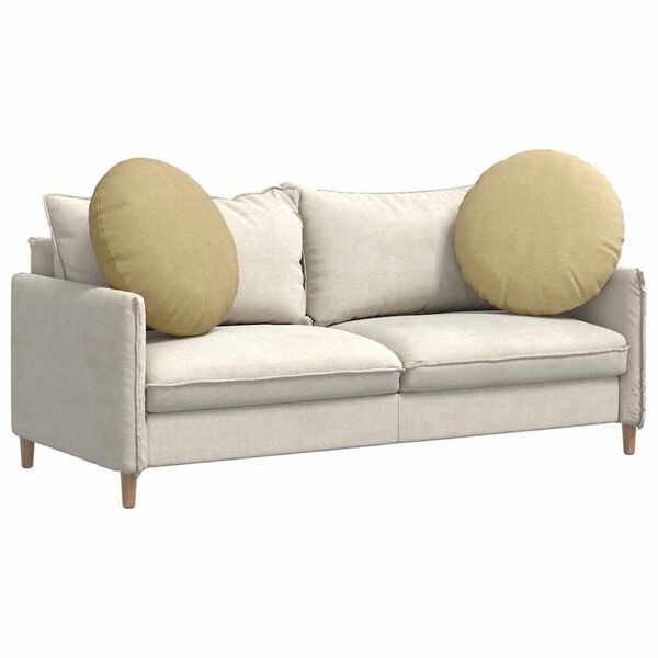 vidaXL Almofadas de Assento 2 pcs Cinza Verde &Oslash; 60 cm