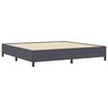 vidaXL Cama Box Cinza Escuro 200 x 200 cm Veludo
