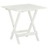 vidaXL Mesa de bistr&ocirc; 46x46x47 cm madeira de ac&aacute;cia s&oacute;lida branco