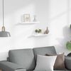 vidaXL Prateleiras de parede 2 pcs 40x9x3 cm branco brilhante