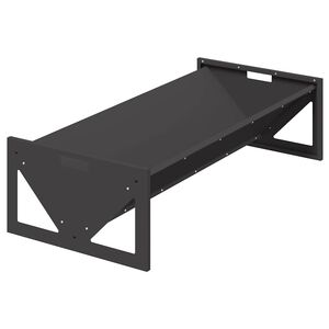 vidaXL Trincheira para Alimenta&ccedil;&atilde;o de Gado Preto 108 x 50 x 28 cm
