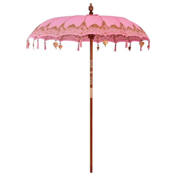 vidaXL Parasol Balin&ecirc;s Rosa 185 x 185 x 260 cm