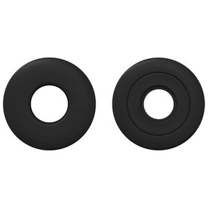 vidaXL Rolamentos de Mesa de Futebol 10 unid. Preto 5 x 5 x 2,8 cm PP
