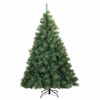 vidaXL &Aacute;rvore de Natal Artificial com 300 LEDs Verde 240 cm PE e PVC