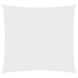 vidaXL Para-sol estilo vela tecido oxford quadrado 2,5x2,5m branco