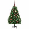 vidaXL &Aacute;rvore de Natal Artificial Verde 120 cm PVC e Metal
