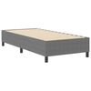 vidaXL Estrado de cama plataforma Cinzento-claro 90 x 190 cm