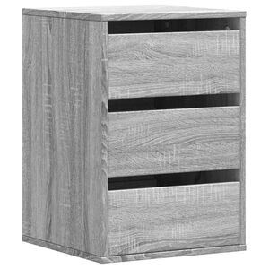 vidaXL C&oacute;moda 40x41x58 cm derivados de madeira cinzento sonoma
