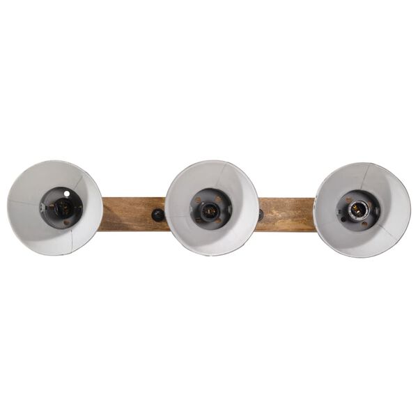 vidaXL Candeeiro de parede 25 W 65x25 cm E27 azul desgastado