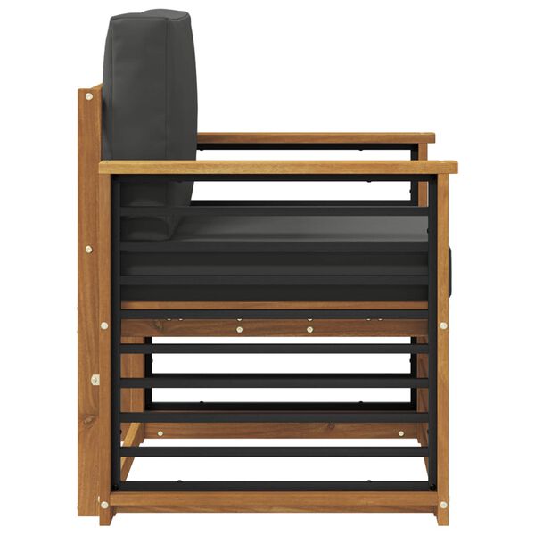 vidaXL Conjunto de Sof&aacute;s para Exterior Natural 71 x 63 x 73 cm