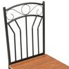 vidaXL Cadeiras de jantar 4 pcs MDF castanho