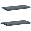 vidaXL Almofadas de Banco em 2 Pe&ccedil;as SOEST 2 unid. 100% Poli&eacute;ster Azul