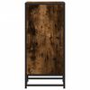 vidaXL Aparador 35,5x35x76 cm deriv. de madeira/metal carvalho fumado