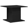 vidaXL Mesa de centro Carvalho Preto 55,5 x 55,5 x 40 cm