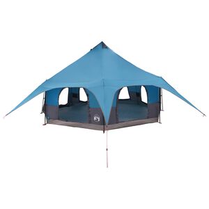 vidaXL Barraca Familiar 10 pessoa Azul