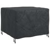 vidaXL Capa para M&oacute;veis Liso Preto 113 x 113 x 73 cm 420D