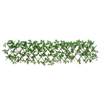 vidaXL Treliça de hera artificial extensível 5 pcs 180x30 cm verde