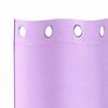 vidaXL Cortinas Blackout com Argolas 2 pcs Roxo 140 x 140 cm Poli&eacute;ster