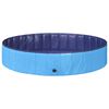 vidaXL Piscina Dobr&aacute;vel para C&atilde;es Azul 160 x 160 x 30 cm PVC