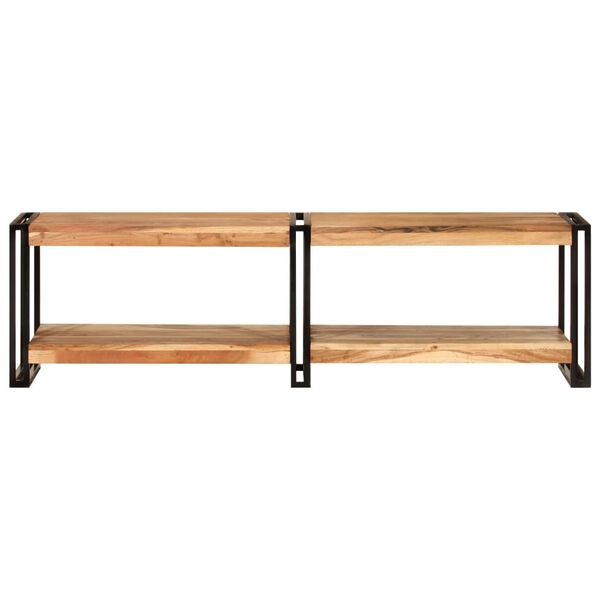 vidaXL M&oacute;vel de TV 140x30x40 cm madeira de ac&aacute;cia maci&ccedil;a