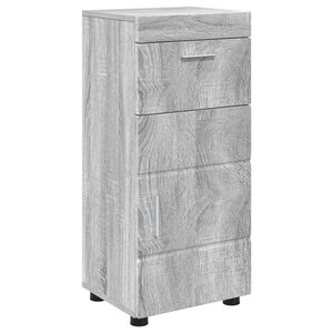 vidaXL Conjunto de Arm&aacute;rios para Banheiro TULUM Cinza Sonoma