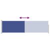 vidaXL Toldo lateral retr&aacute;til para p&aacute;tio 140x500 cm azul