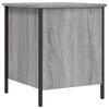 vidaXL Banco arruma&ccedil;&atilde;o 40x42,5x50 cm derivados madeira cinzento sonoma