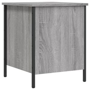 vidaXL Banco arruma&ccedil;&atilde;o 40x42,5x50 cm derivados madeira cinzento sonoma