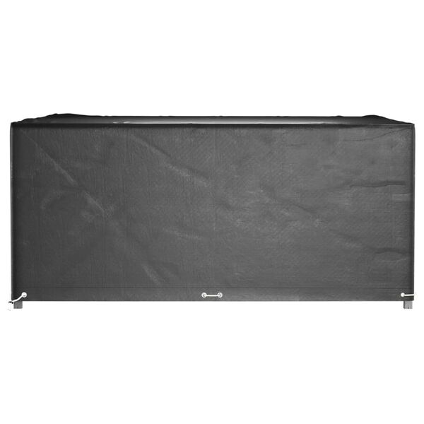 vidaXL Capas p/ mobília de jardim 2 pcs 16 ilhós 205x205x90cm quadrado