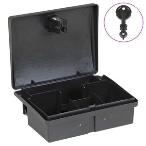 vidaXL Armadilhas para ratos 5 pcs preto 13x10x4 cm