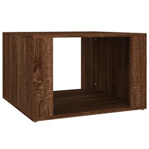 vidaXL Mesa cabeceira 57x55x36 cm derivados madeira carvalho-castanho