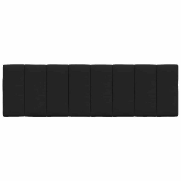 vidaXL Almofad&atilde;o de cabeceira Hanko 160 cm tecido preto