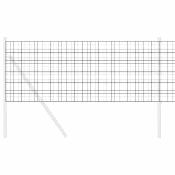 vidaXL Cerca de Arame Soldado Cinzeto 0.4 x 25 m