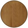 vidaXL Tapete redondo 100 cm bambu castanho