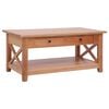 vidaXL Mesa de centro 100x55x46 cm madeira de mogno maci&ccedil;a