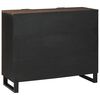 vidaXL Buffet Castanho 90 x 33 x 75 cm Madeira de mangueira maci&ccedil;a