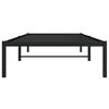 vidaXL Estrutura de cama 90x200 cm metal preto