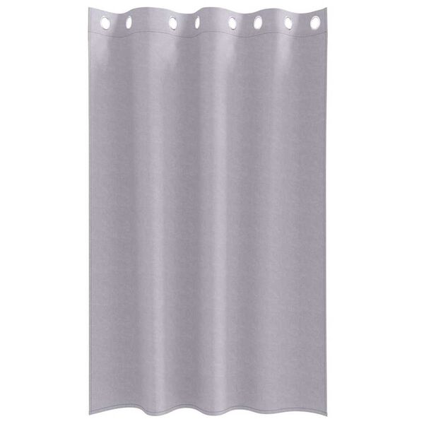vidaXL Cortinas Blackout com Argolas 2 pcs Cinza Met&aacute;lico 175 x 140 cm