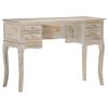 vidaXL Secret&aacute;ria 115x45x75 cm madeira de mangueira maci&ccedil;a cinzento