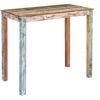 vidaXL Mesa de bar 115x60x107 cm madeira reciclada s&oacute;lida
