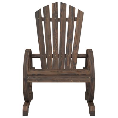 vidaXL Cadeiras Adirondack para jardim 2 pcs madeira de abeto maciça