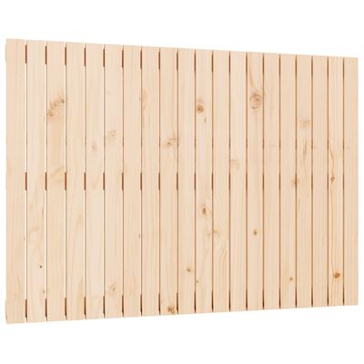 vidaXL Cabeceira de parede 127,5x3x90 cm madeira de pinho maciça