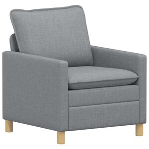 vidaXL Sof&aacute; Cinzento-claro 76 x 81 x 87,5 cm Tecido
