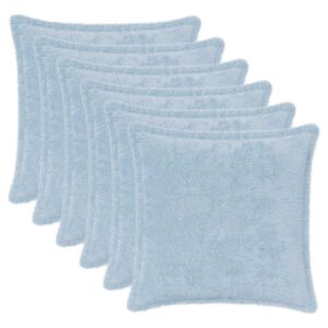 vidaXL Capa almofada 6 unid. HOUTEN Azul-Claro 30 x 30 cm