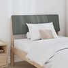 vidaXL Cabeceira estofada Cinza Escuro 90 cm