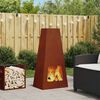 vidaXL Fire Pit Castanho 50 x 35 x 100 cm