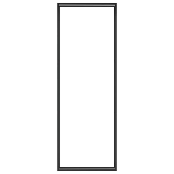 vidaXL Suporte para lenha 110x28x312 cm aço preto mate