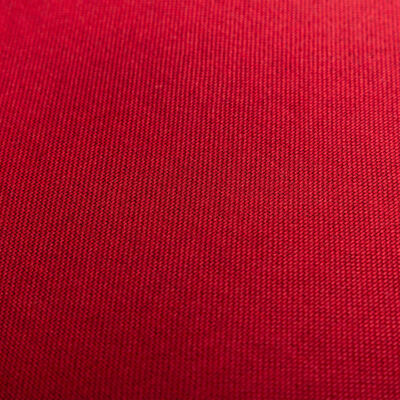 vidaXL 2 pcs conjunto de poltrona e banco tecido vermelho tinto